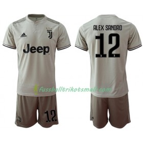 Fußballtrikots Juventus Turin Alex Sandro 12 Kinder 2018-2019 Kurzarm Auswärts-trikot kaufen